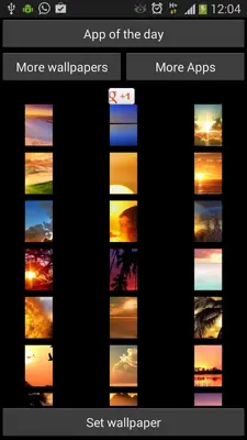 Sunset Wallpapers for WhatsApp android App screenshot 3